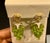Natural Peridot Briolette and Diamond Hanging Earrings 18 Karat Yellow Gold For Sale - Image 18 of 18