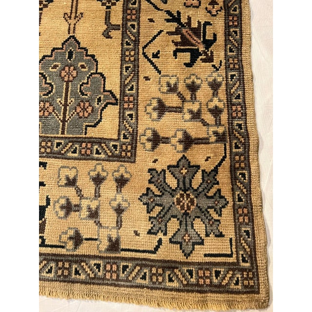 Turkish Antique Oushak Rug 9.3x9.0 For Sale - Image 3 of 5