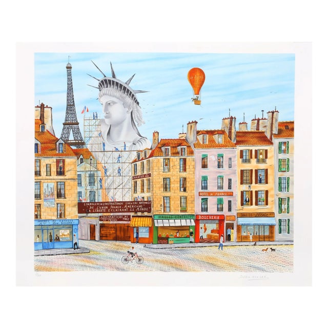 Dan Gandre "Symbol De La Construction" Lithograph For Sale