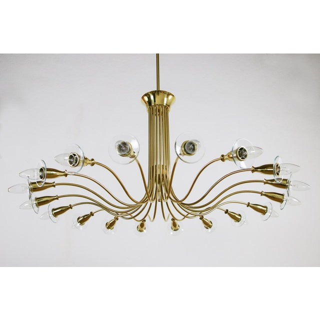Italian Chandelier by Angelo Lelii for Artluce, 1950 For Sale - Image 6 of 18