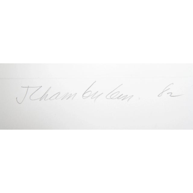 A print from John Chamberlain's portfolio "Ten Coconuts". Although known widely for his sculptural work, John Chamberlain...