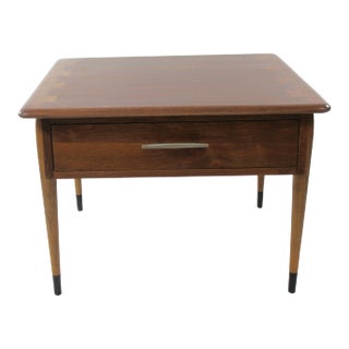 1970s Mid Century Modern Lane Walnut Occasional Table For Sale
