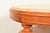 Wood Baker Furniture Italian Provincial Pine and Travertine Top Tea Table or Center Table For Sale - Image 7 of 12