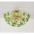 1980s Flush Mount Vintage Green Crystals Chandelier Lighting For Sale - Image 4 of 11