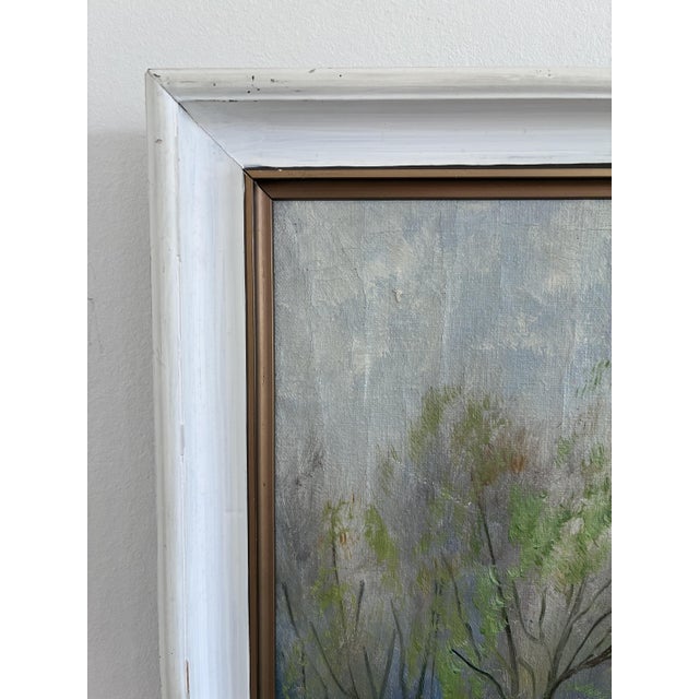Forest Landscape, 1960s, Oil Painting For Sale - Image 9 of 14