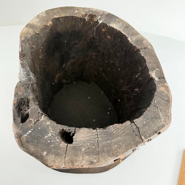 Brown 20th Century Asian Plant Stand For Sale - Image 8 of 12