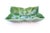 MCM vintage unique leaf-like or butterfly shape catchall, striking vibrant glossy green glaze. Designed to hold keys,...