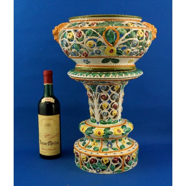 Ceramic Ceramic Vase attributed to Giovanni Lapucci, 1920s For Sale - Image 7 of 18