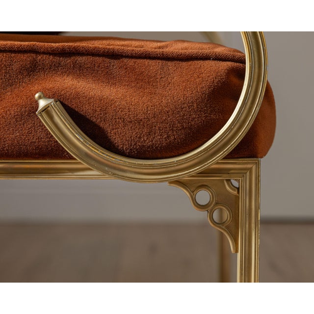 Mid-Century John Van Koert Troy Sunshade Cymbal Gold Aluminum Lounge Armchair, Attributed For Sale - Image 14 of 17