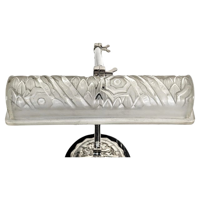 French Art Deco Desk Lamp by Schneider For Sale In New York - Image 6 of 10