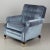 Mid-Century Modern Mid Century Velvet Club Chair & Ottoman For Sale - Image 3 of 9