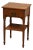 Ethan Allen Heirloom Nutmeg Maple Colonial Early American 16" Tiered Nightstand 674 For Sale