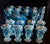 Blue Mid 20th Century Fostoria Jamestown Blue Glassware Set - 25 pcs For Sale - Image 8 of 12