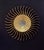 Not Yet Made - Made To Order Art Noveau Style Sunburst Carved Golden Mirror For Sale - Image 5 of 9