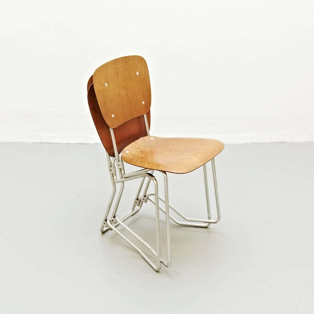 Set of Aluflex Chairs by Armin Wirth For Sale - Image 3 of 12