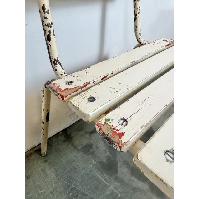 Vintage Industrial Beige Chair, 1960s For Sale - Image 10 of 18