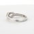 18k White Gold Knot Ring With Round White Diamonds Size 7 For Sale - Image 13 of 18