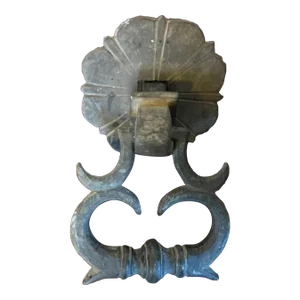 Antique 19th Century French Bronze Door Knocker in the Rococo Taste