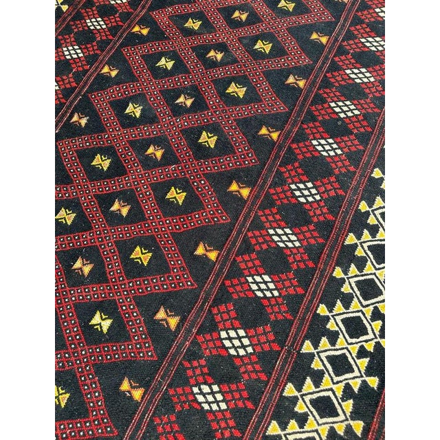 Vintage Moroccan Berber Tribal Kilim, 1950s For Sale - Image 9 of 18