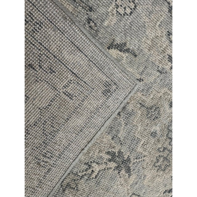 Rh Allegra Wool Rug – 8x10 Silver / Sand | Hand-Knotted | Oushak-Inspired Design For Sale - Image 17 of 18