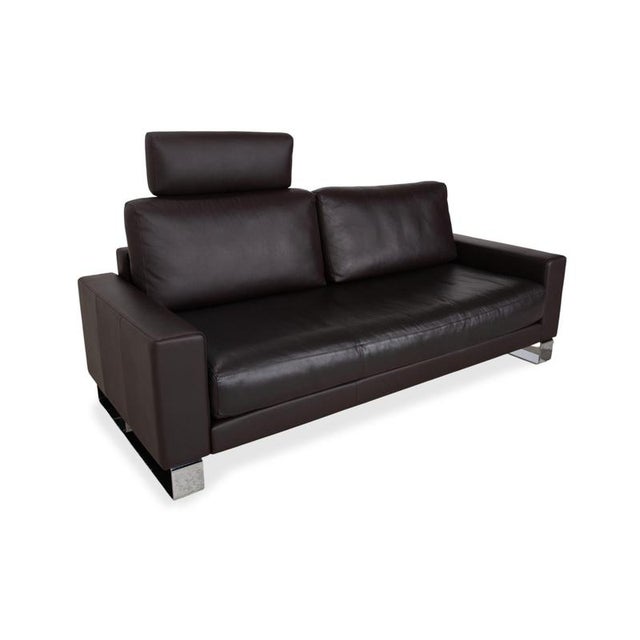 Vida Two-Seater Leather Sofa from Rolf Benz For Sale - Image 4 of 15