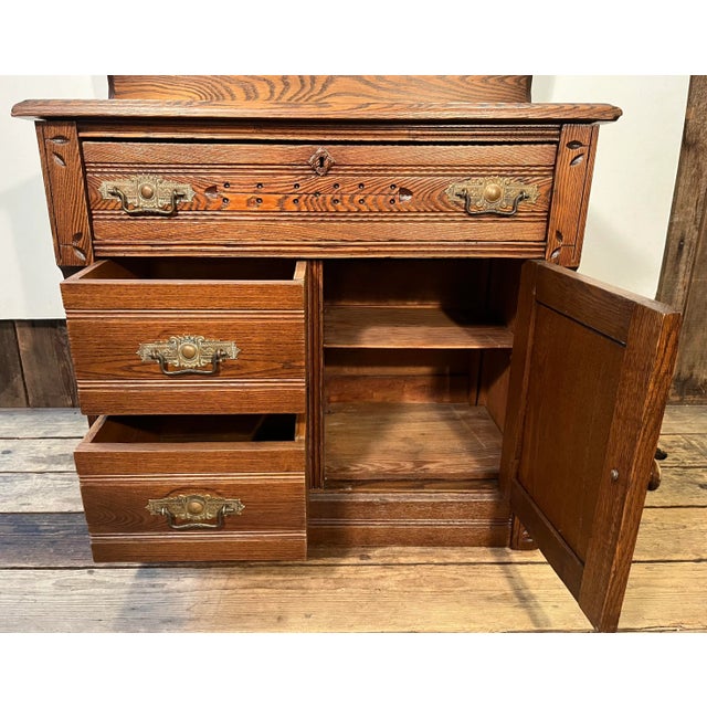 1900 Antique Washstand For Sale - Image 11 of 12