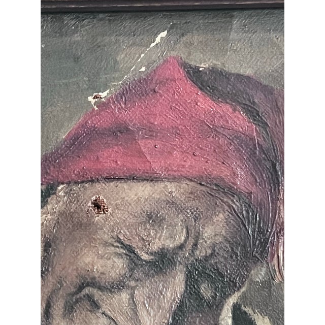 Late 19th Century Antique 1895 Victorian Genre Oil Painting by C. L. Furman – Signed & Dated For Sale - Image 5 of 12