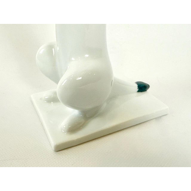 Porcelain Ermine Figurine by Tor Vaa for Porsgrund, 1960s For Sale - Image 9 of 13