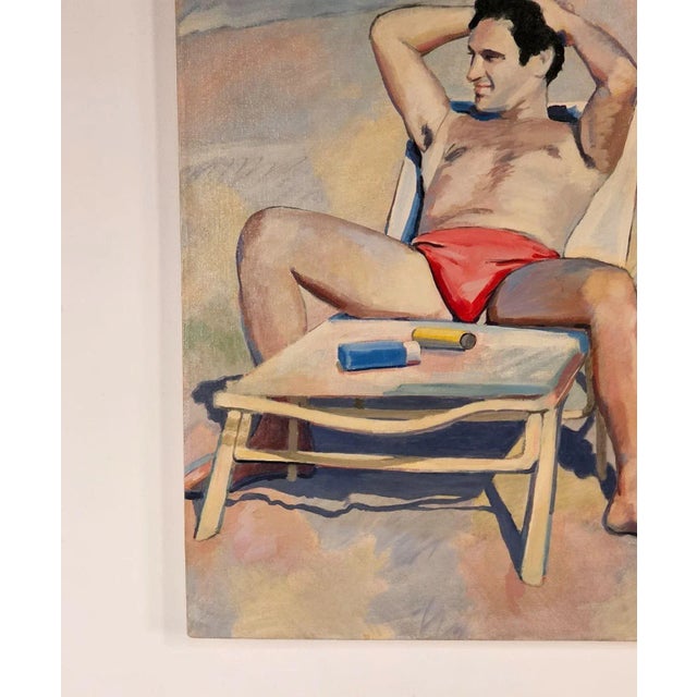 Portraiture Portrait of Earl Herrick by Jon Gatto, 1987 For Sale - Image 3 of 6