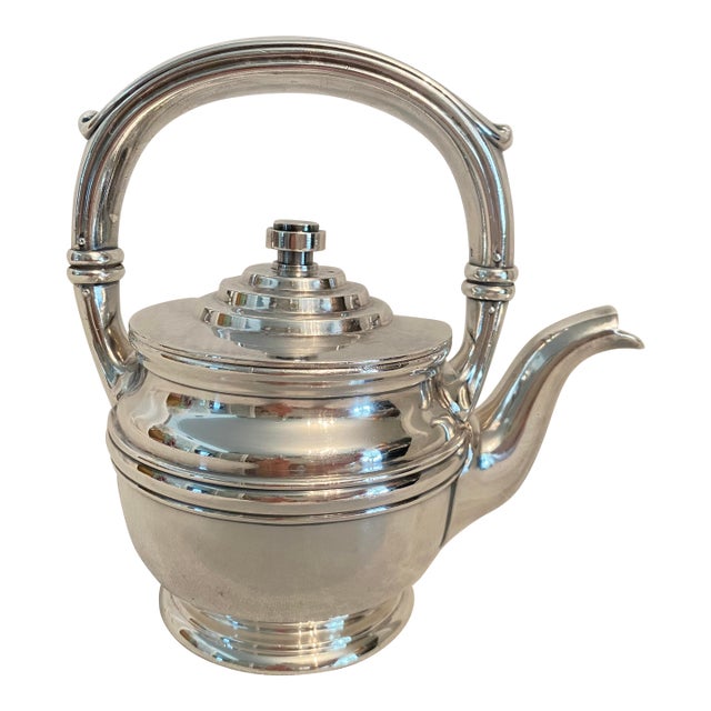 1930 Gorham Silver Soldered 8oz Teapot Property of Pig 'N Whistle San Francisco For Sale