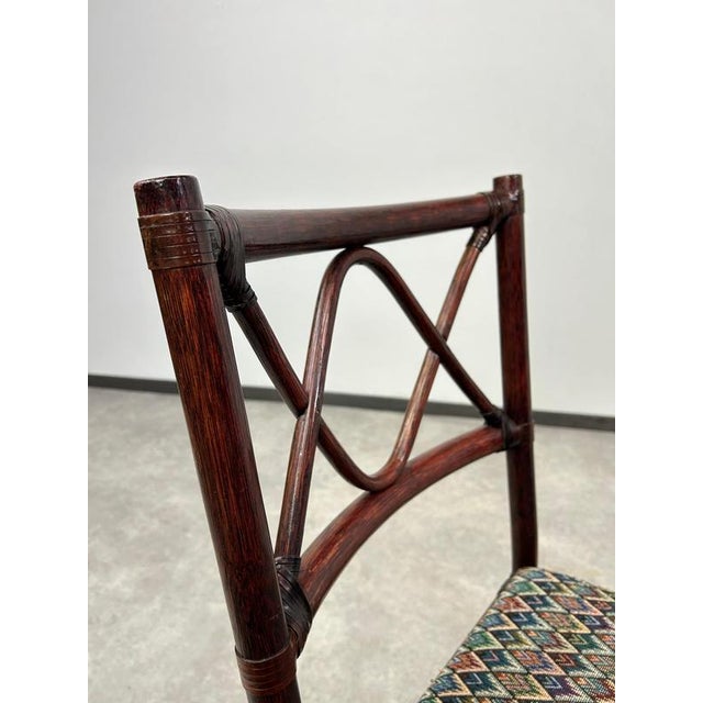 Mid-Century Modern Dining Table and Chairs attributed to Gervasoni, 1970s, Set of 6 For Sale - Image 16 of 18