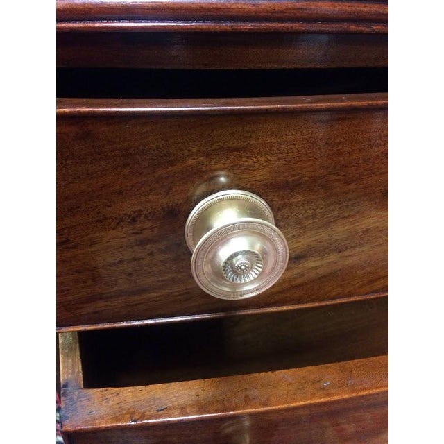 Antique Bowfront Chest of Drawers, Mahogany Chest For Sale - Image 10 of 14