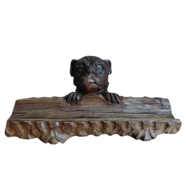 Black Forest Inkwell, 1950s For Sale - Image 4 of 4