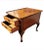 Biggs Furniture Two-Drawer Queen Anne Mahogany Side Table Nightstand For Sale - Image 4 of 9