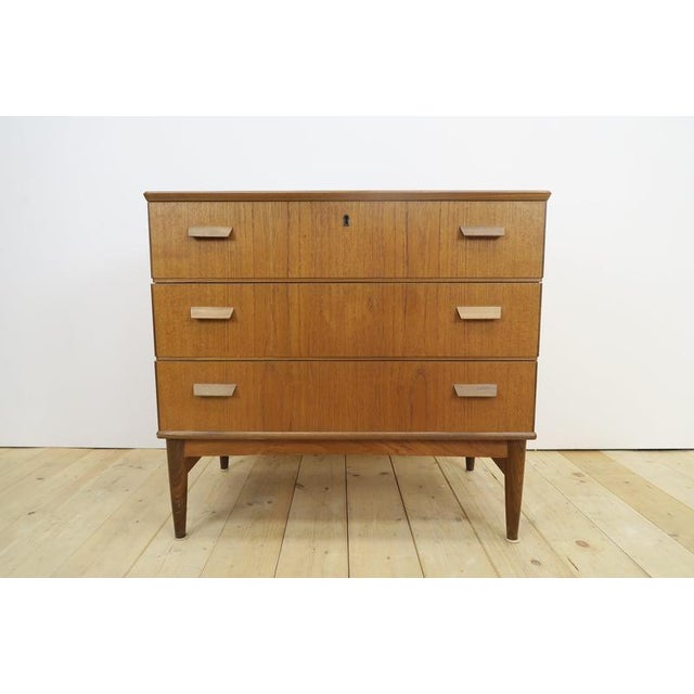 Teak Chest of 3 Drawers, Denmark, 1960 For Sale - Image 11 of 11