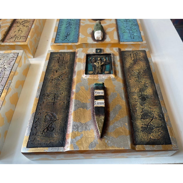 Modern Icons in Ceramic and Bronze by Mogens Leander, 2000s, Set of 4 For Sale - Image 6 of 15