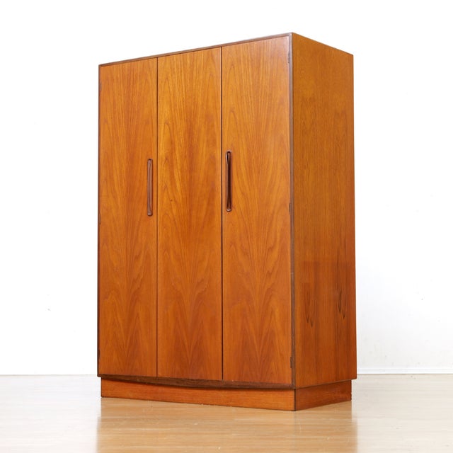 Mid Century Teak Triple Armoire by Vb Wilkins for G Plan For Sale - Image 9 of 10