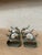 1990s Handcrafted Vintage Steel & Shellcraft Snail Napkin Rings- Set of Six For Sale - Image 4 of 7