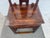 Brown 19th Century Pair of Chinoiserie Style Carved Wood Hall Chairs For Sale - Image 8 of 16