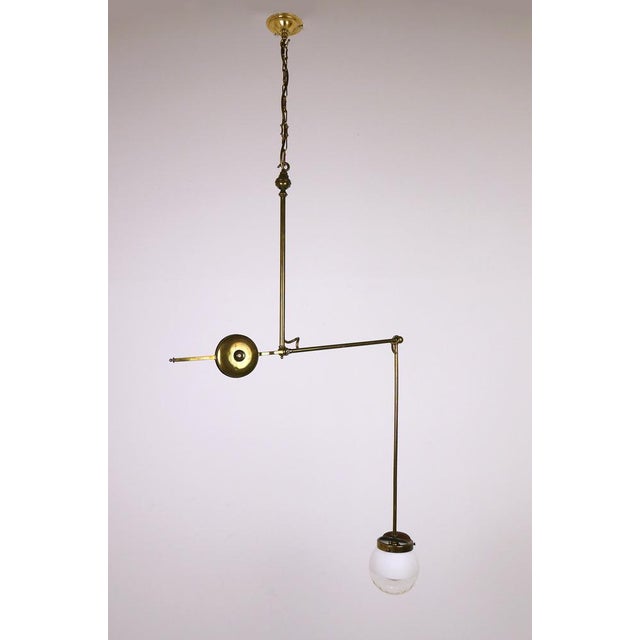 Industrial Adjustable Brass Dentist Lamp from Bland, UK, 1940s For Sale - Image 3 of 18