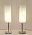 Metal Vintage Table Lamps with Metal Frame and Opaque White Glass Shade, 2000s, Set of 2 For Sale - Image 7 of 7
