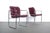 Mid Century Modern Lounge Chairs in Tubular Chrome and Rich Oxblood Faux Leather - a Pair For Sale - Image 10 of 10