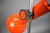 Black German Bauhaus Style Orange Adjustable Desk Lamp, 1970s For Sale - Image 8 of 13