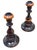 Lignum Vitae Treen Candlesticks, 1830s, Set of 2 For Sale - Image 9 of 10