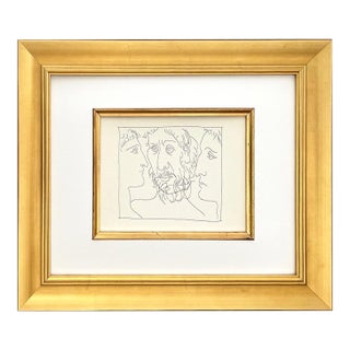 Picasso 21 Three Heads of Men Framed For Sale