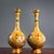 Traditional Late 19th Century Pair of Yellow Cloisonné Enamel Dragon and Phoenix Vases For Sale - Image 3 of 9