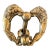 Antique Victorian Brass Door Knocker Lions For Sale