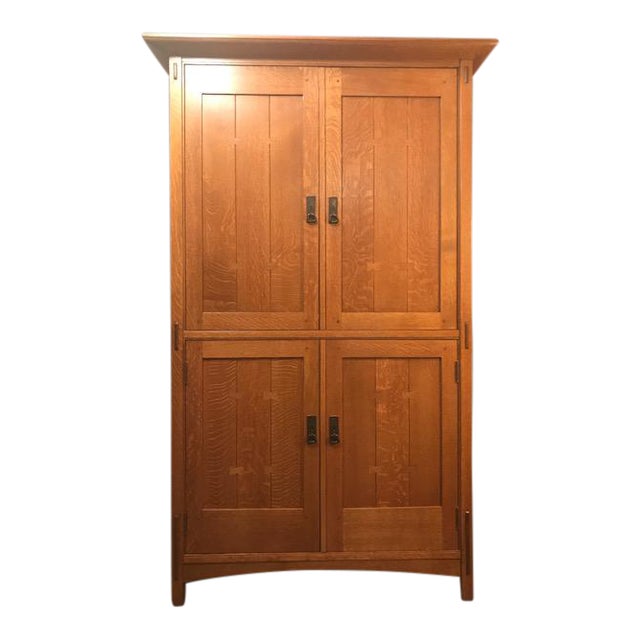 Stickley Mission Style Armoire/ Entertainment Unit Chairish