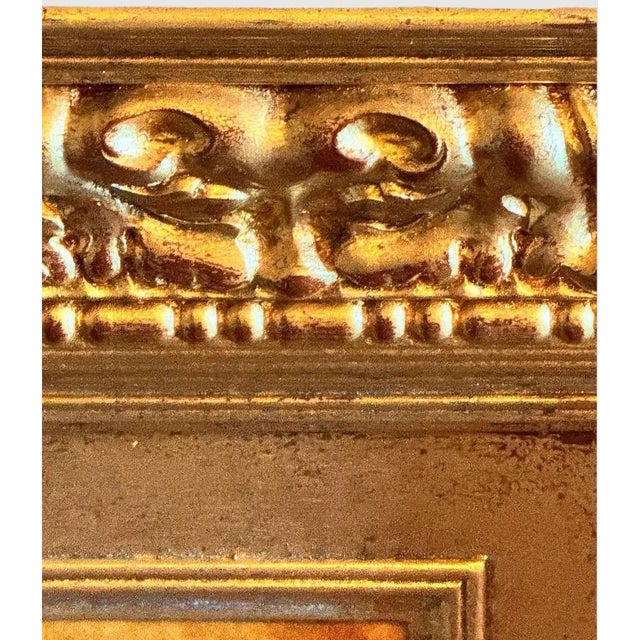 Exceptional Original Ink on Plaster Venezia Island of San Giorgio by the Twins Bugagiar For Sale - Image 10 of 12