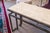 Vintage Roche Bobois Travertine and Steel Floating Rectangular Console Table For Sale In Detroit - Image 6 of 6
